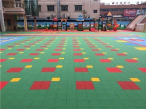 河北衡水七巧板幼儿园拼装地板